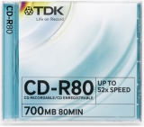 CD cu carcasa 700 MB TDK